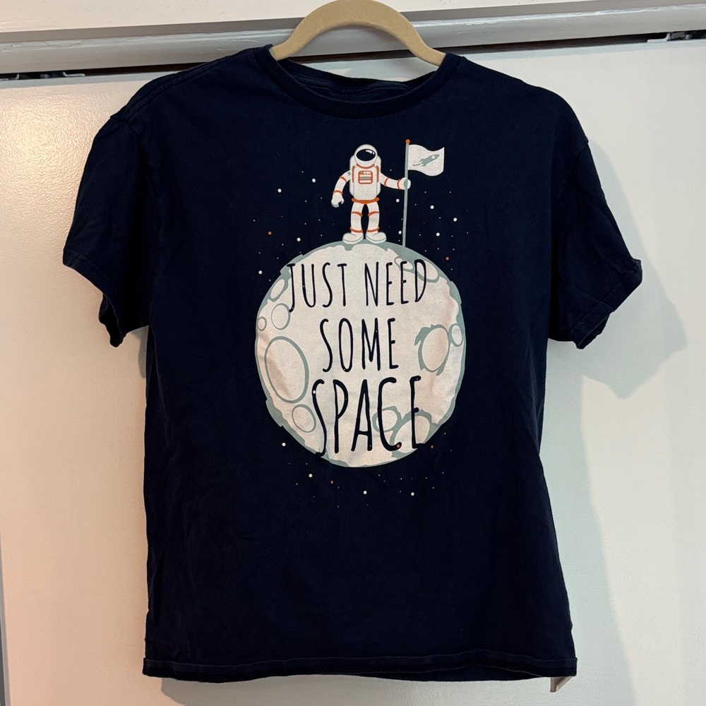 Women's Navy Astronaut Graphic Tee